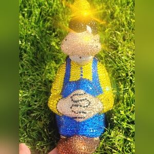 Vintage, Disney, Goofy, statue, 9 inches, Glam, Art, Decor, Bling